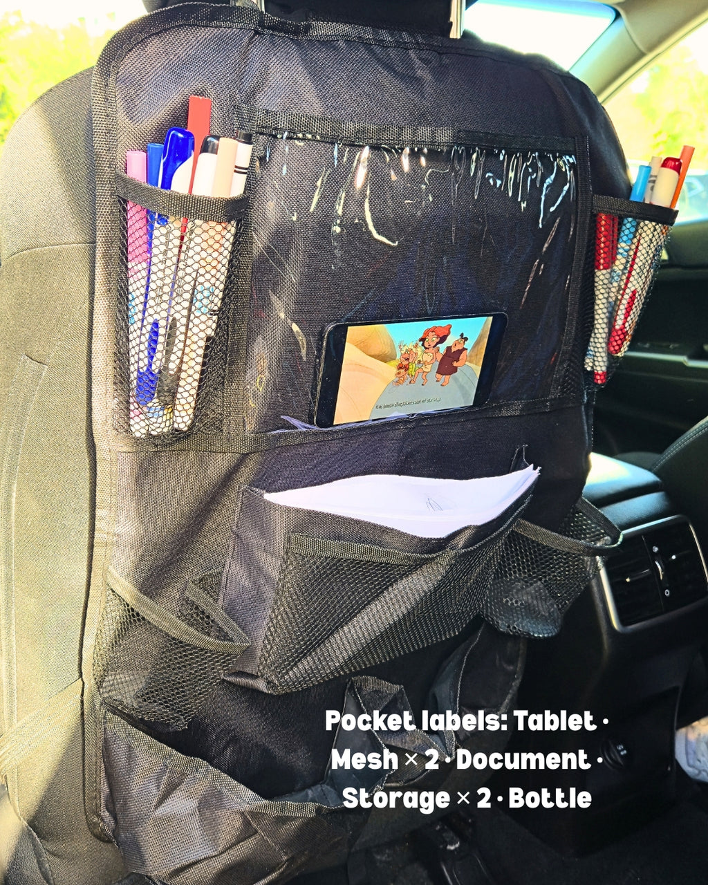 Backseat Car Organizer with Tablet Holder